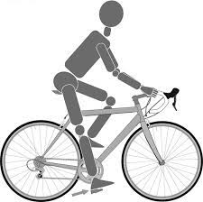 Saddle height measured using straight leg and heel